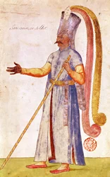 Um janízaro ou soldado, 1567